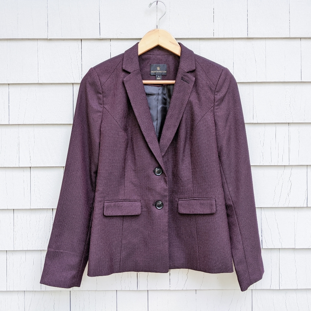 Dark Academia Blazer by Worthington
